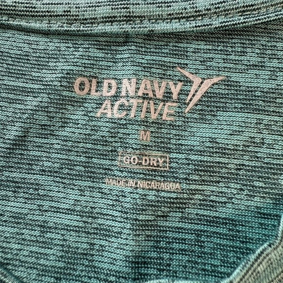 Old Navy Men's Blue Heather Short Sleeve Tee - Picture 2 of 5